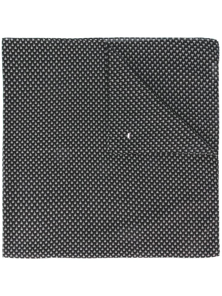 Saint Laurent Printed New Scarf - Black
