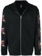 Puma Print Zipped Hoodie - Black