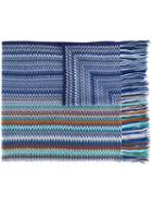Missoni Chevron Knit Scarf, Women's, Wool/acrylic