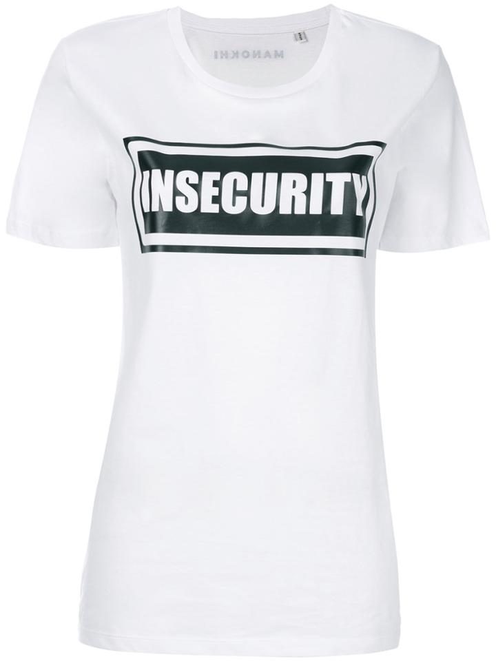Manokhi Insecurity T-shirt - White