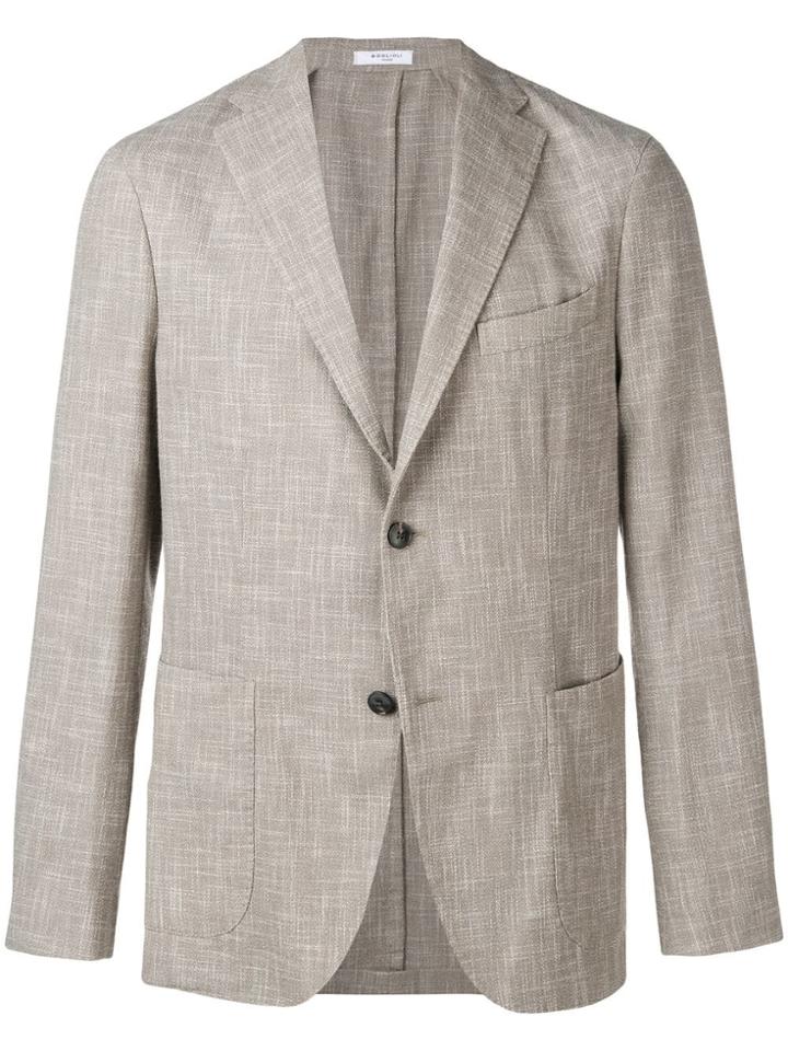 Boglioli Relaxed Fit Blazer - Brown