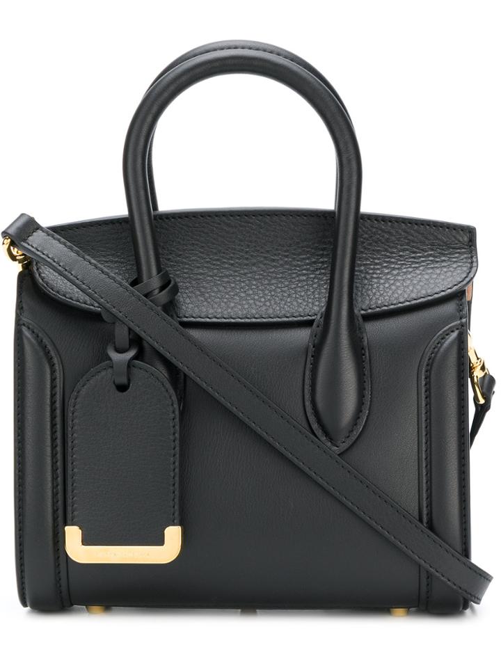 Alexander Mcqueen Heroine 21 Tote - Black