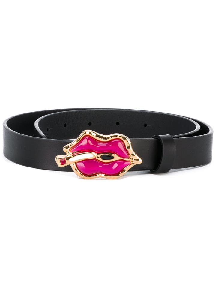 Dsquared2 Lips Buckle Belt - Black