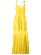 No21 Layer Maxi Dress - Yellow & Orange