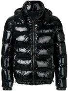 Versace Patent-look Puffer Jacket - Black