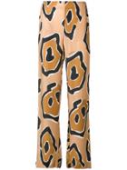 Just Cavalli Patterned Trousers - Brown
