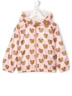 Moschino Kids - Teddy Bear Print Jacket - Kids - Cotton/polyester - 2 Yrs, Pink/purple