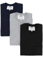Cédric Charlier Double Pocket T-shirt 3 Pack - Black