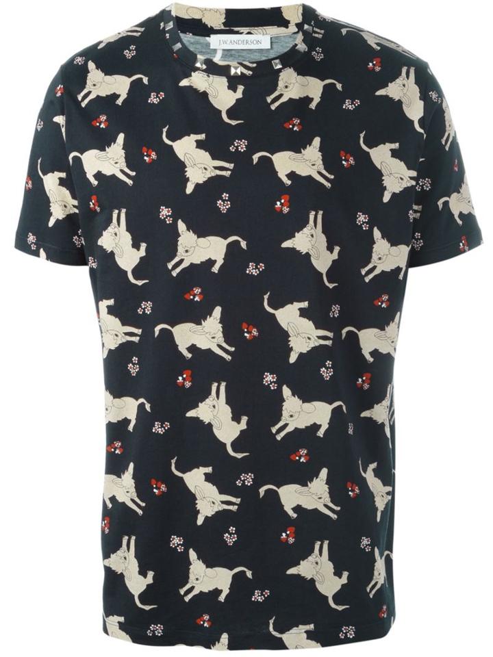 J.w.anderson Donkey Print T-shirt