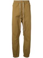 Rick Owens Elasticated Waistband Chinos - Green