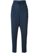 Mads N0rgaard Drawstring Tapered Trousers - Blue