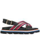 Essentiel Antwerp Paillotte Sandals - Brown