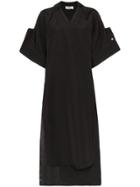 Jil Sander Galatea Cuffed Midi Dress - Black