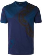 Versace - Printed T-shirt - Men - Cotton - Xl, Blue, Cotton