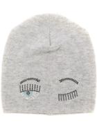 Chiara Ferragni Wink Beanie - Grey