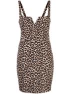 Likely Constance Leopard Print Dress - Brown