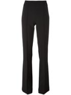 Blumarine Flared Trousers, Women's, Size: 46, Black, Polyester/spandex/elastane