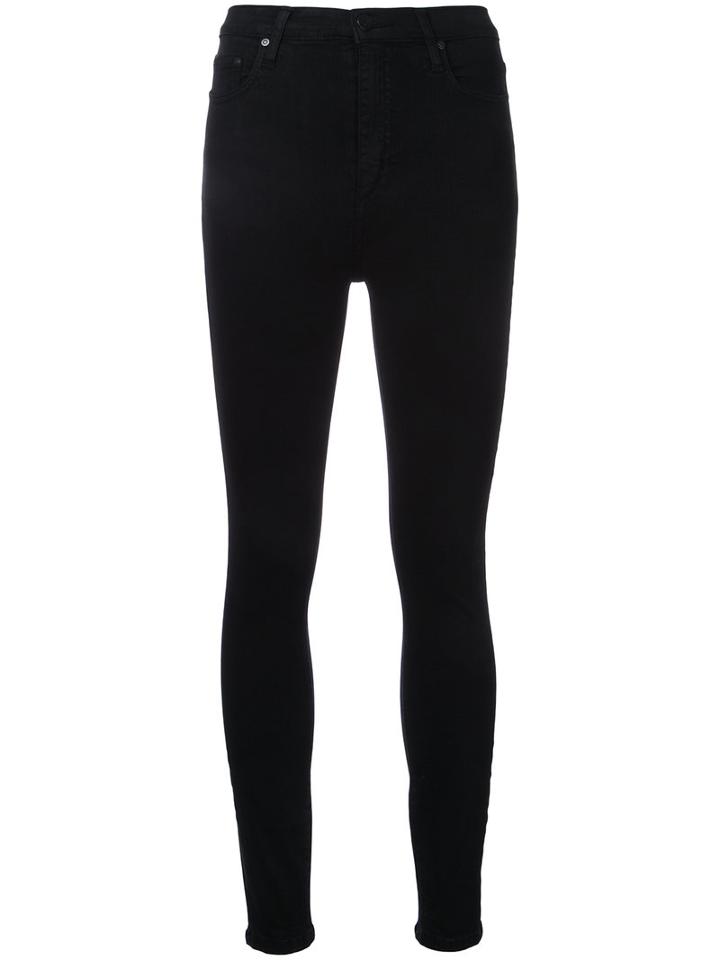 Nobody Denim - Siren Skinny Ankle Jeans - Women - Cotton/polyester/spandex/elastane - 29, Women's, Black, Cotton/polyester/spandex/elastane