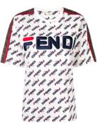 Fendi Fila Inspired T-shirt - White