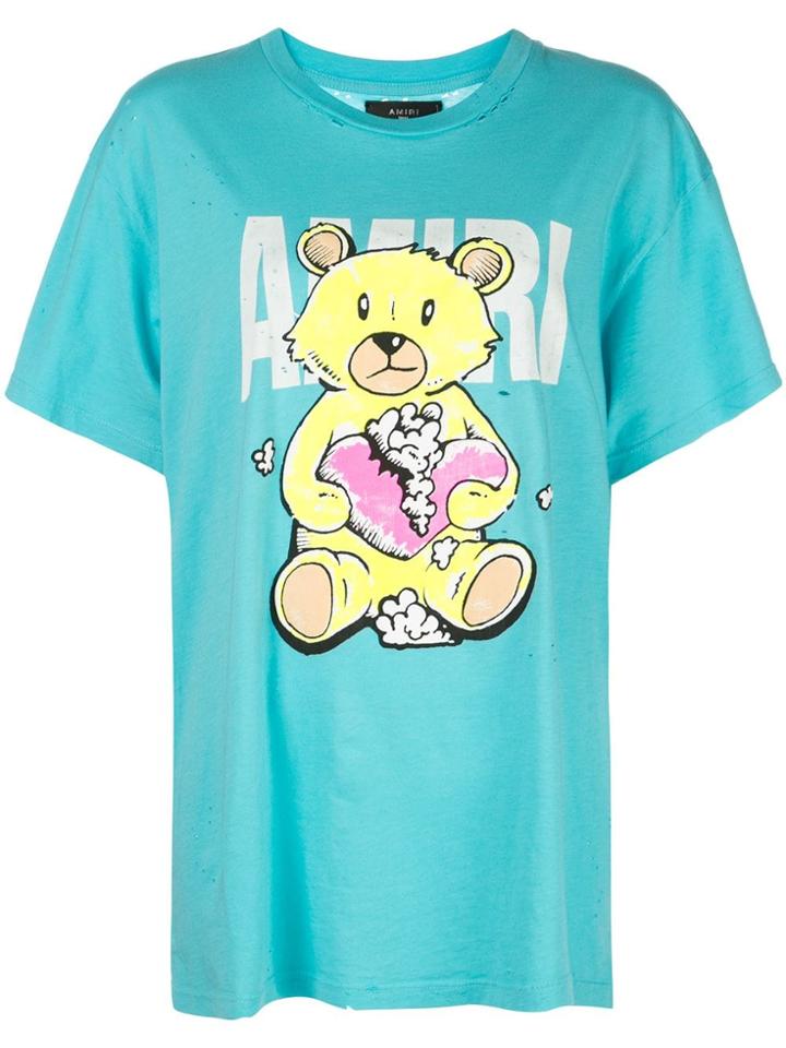 Amiri Printed T-shirt - Blue