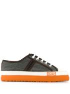 Martine Rose - Low Basketball Shoe M - Negro Washed Canvas
