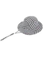Sacai - Houndstooth Tweed Bucket Hat - Women - Cotton - One Size, Black, Cotton