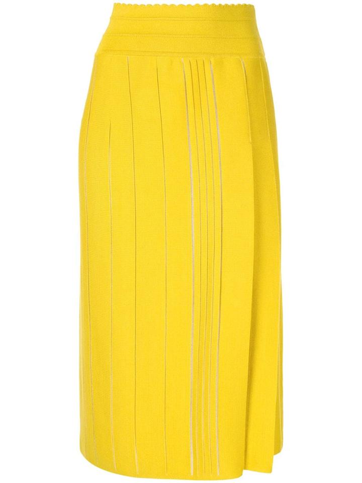Molli Jill Pleated Skirt - Yellow