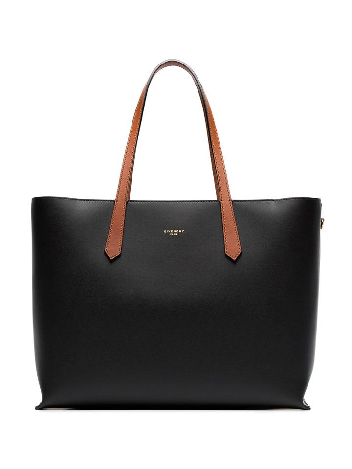 Givenchy Black Gv3 Leather Shopper