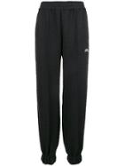 Msgm Bouclé Relaxed Trousers - Black