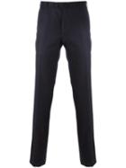 Corneliani Classic Tailored Trousers, Men's, Size: 54, Blue, Virgin Wool