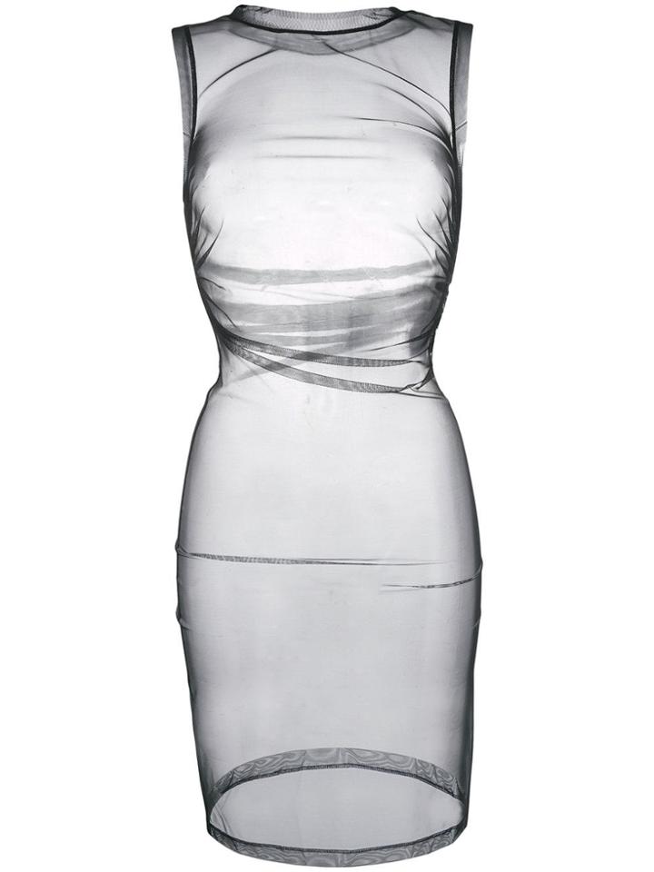 Dolce & Gabbana Sheer Tank Top - Black