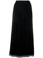 Comme Des Garçons Pre-owned 1998's Pleated Maxi Skirt - Black