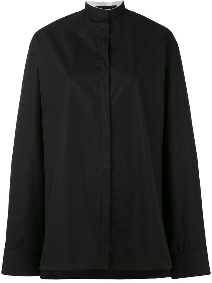 Haider Ackermann Band Collar Shirt - Black