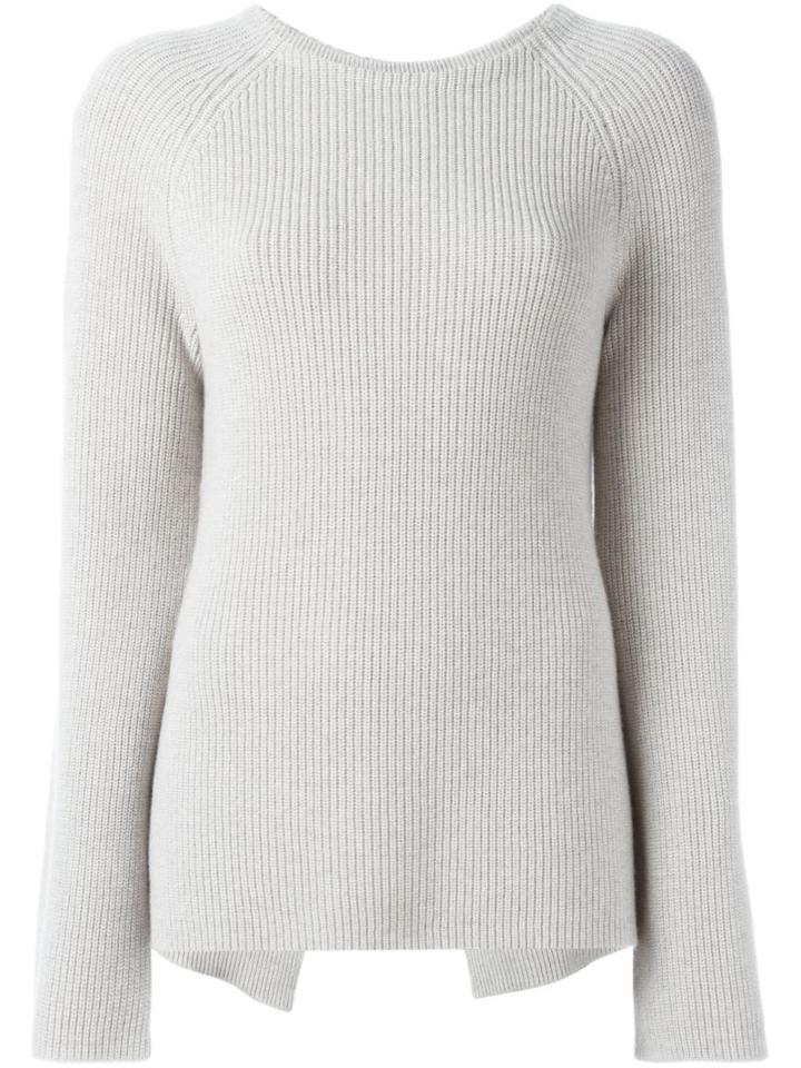 Helmut Lang Ribbed Jumper, Women's, Size: Small, Nude/neutrals, Cotton/cashmere