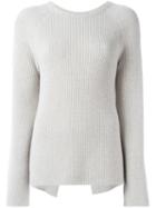 Helmut Lang Ribbed Jumper, Women's, Size: Small, Nude/neutrals, Cotton/cashmere