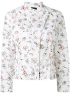 Isabel Marant - Floral Jacket - Women - Cotton - 38, Women's, White, Cotton