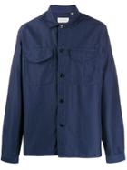 Oliver Spencer Pinstripe Shirt - Blue