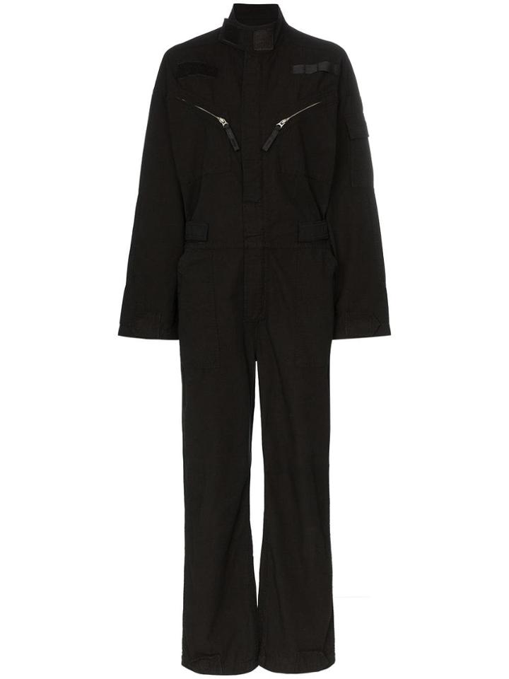 Re/done Cargo Overalls - Black