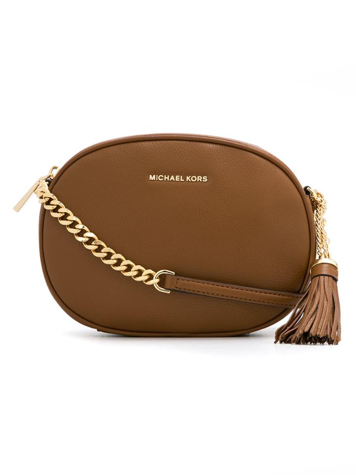 Michael Michael Kors Ginny Md Messenger - Brown