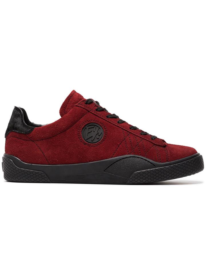 Eytys Red Suede Wave Sneakers