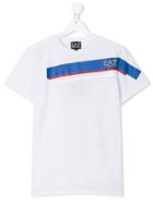 Armani Junior Teen Printed T-shirt - White