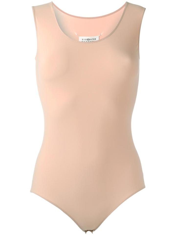 Maison Margiela Sleeveless Body, Women's, Size: 38, Nude/neutrals, Elastodiene/polyamide