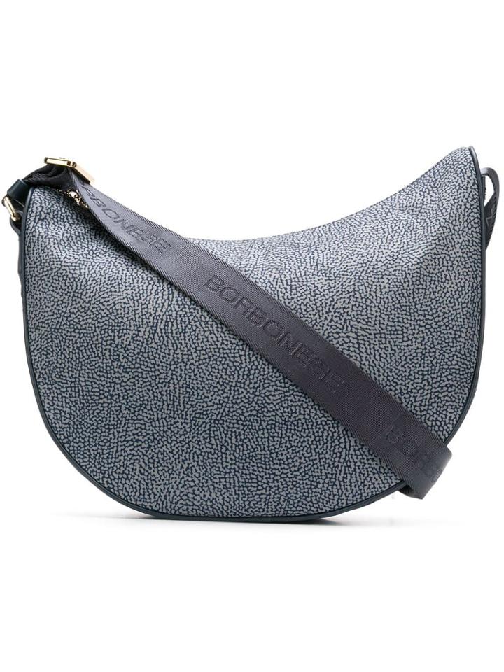 Borbonese Oversized Shoulder Bag - Blue