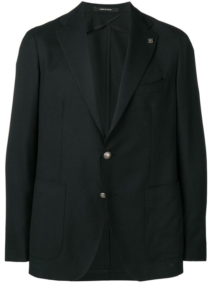 Tagliatore Woven Blazer - Black