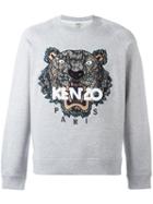 Kenzo Tiger Sweatshirt, Men's, Size: Xxl, Grey, Cotton