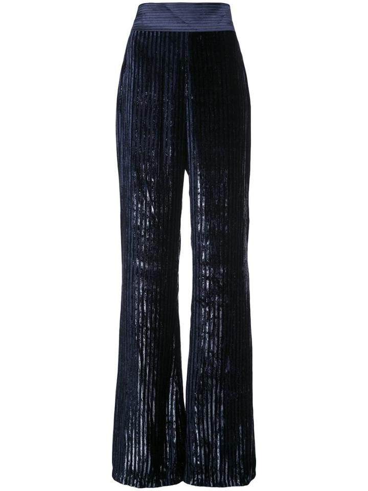 Silvia Tcherassi High Waisted Trousers - Blue