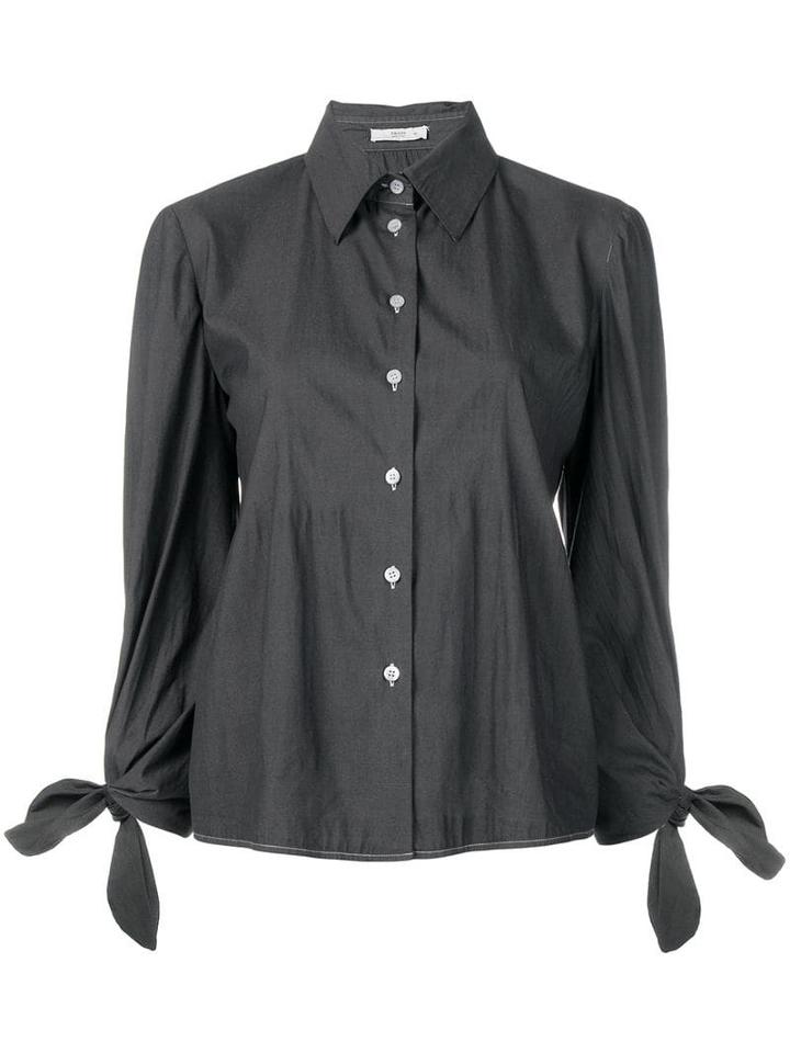Prada Pre-owned Tied Knot Cuffs Shirt - Grey