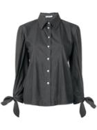 Prada Pre-owned Tied Knot Cuffs Shirt - Grey