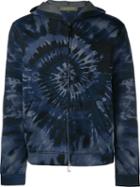 Valentino 'tie & Dye' Hoodie, Men's, Size: Small, Blue, Viscose/cotton/polyurethane