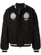 Maharishi Logo Quilted Bomber Jacket - Black